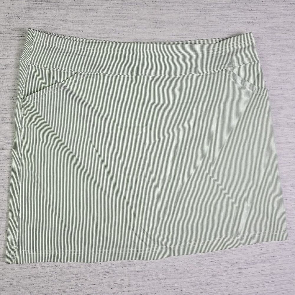 Mario Serrani Comfort Stretch Skort Women’s XL Green Golf Tennis Pockets